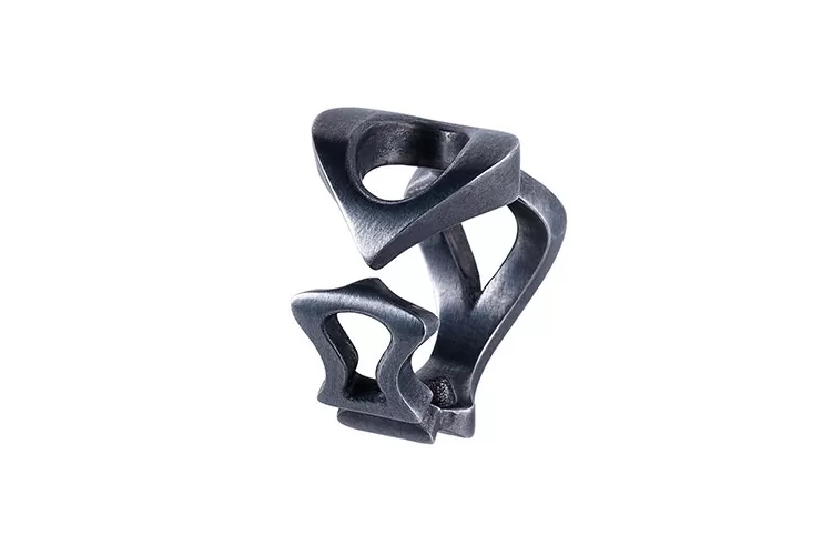 Black silver ring Original amazing black silver ring made in Paris.