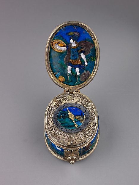 Montre de poche du début du 17ème siècle, fabriquée à Paris.